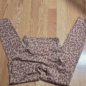 Bombshell Sportswear Leopard Print Leggings - Brown